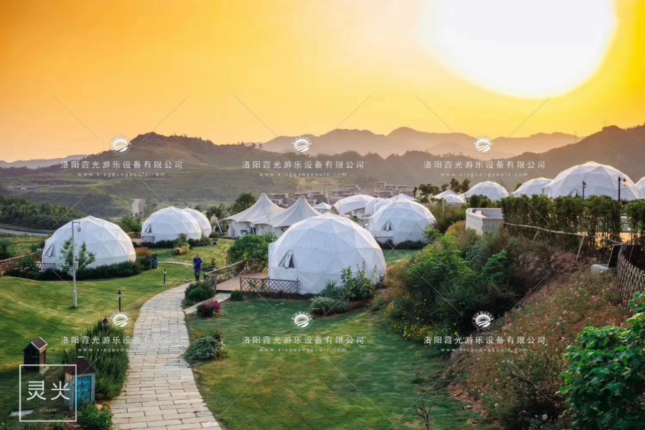 北京户外篷房透明蒙古包帐篷营地球形